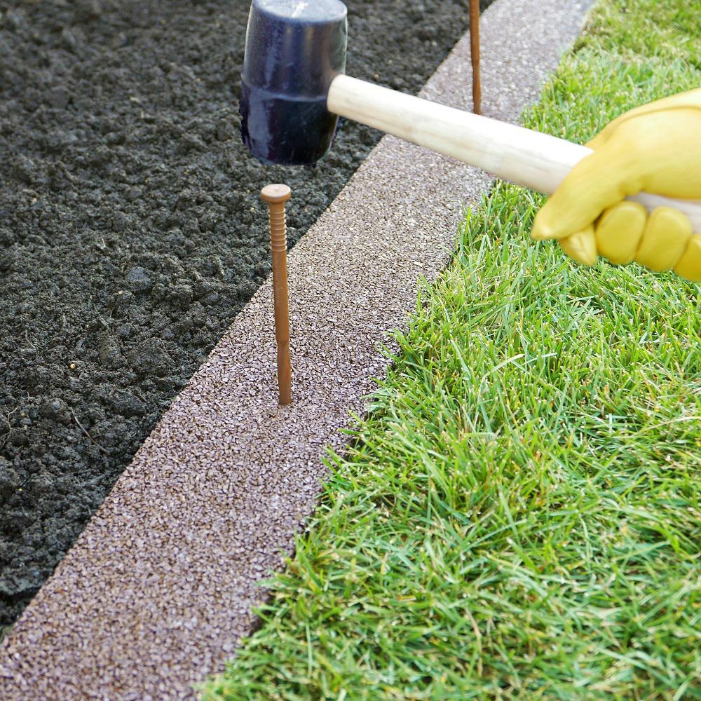 Valley View Industries 9 in. L Dark Brown Landscape Anchor Spikes (24-Quantity) - Super Arbor