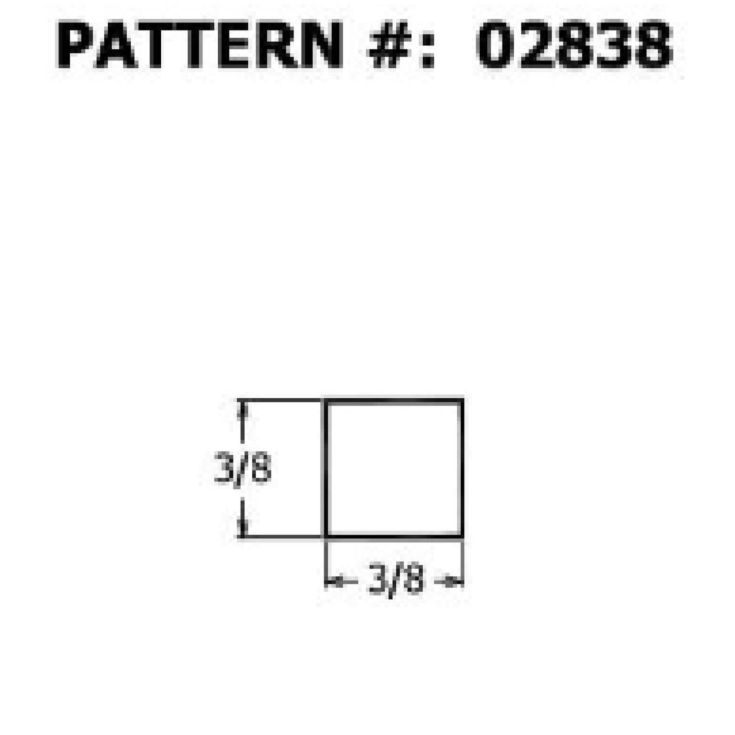 Alexandria Moulding Square Hardwood Dowel 36 in. L, 1 Pack, Orange