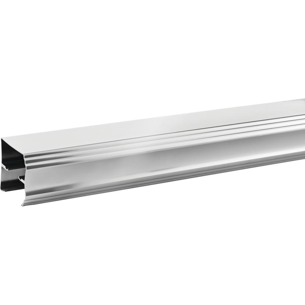 Simplicity 60 in. x 58-1/8 in. Semi-Frameless Traditional Sliding Bathtub Door in Chrome with Droplet Glass - Super Arbor