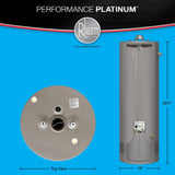 Performance Platinum 40 Gal. Tall 12 Year 38,000 BTU Ultra Low NOx (ULN) Natural Gas Tank Water Heater - Super Arbor