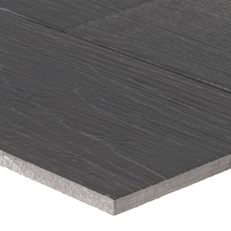 Benson Nero 6 in. x 36 in. Matte Porcelain Floor and Wall Tile (13.5 sq. ft./Case)