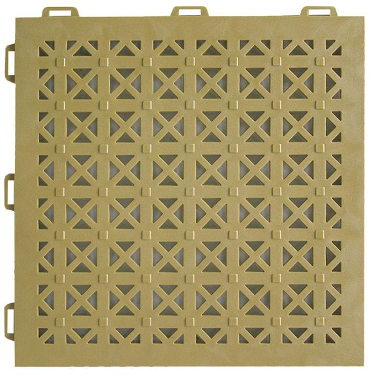 Greatmats StayLock Perforated Blue 12 in. x 12 in. x 0.56 in. PVC Plastic Interlocking Outdoor Floor Tile (Case of 26)