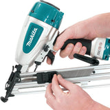 Pneumatic 15-Gauge, 2-1/2 in. Angled Finish Nailer - Super Arbor