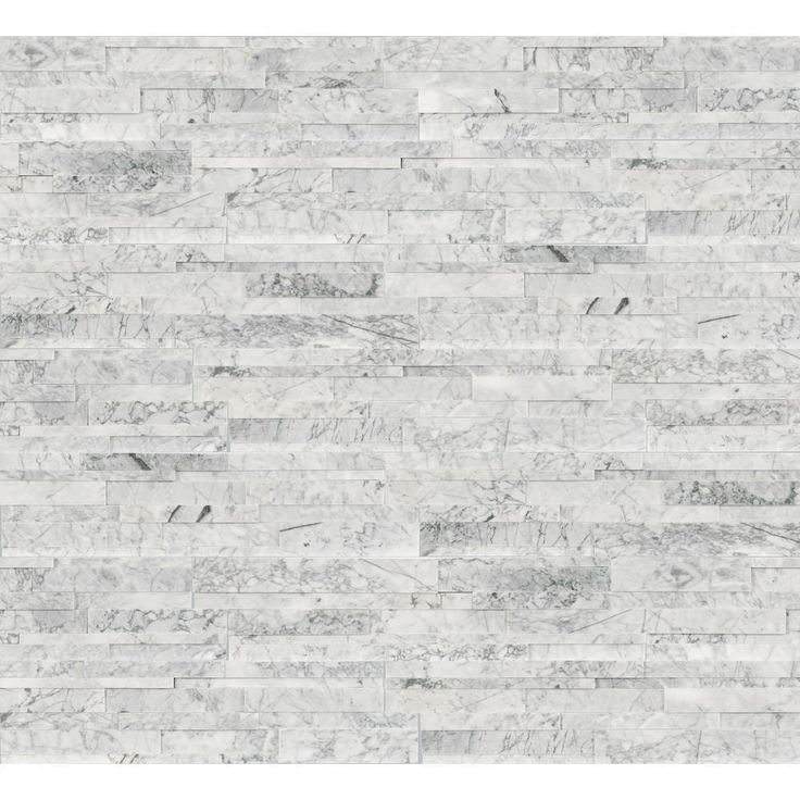 Alaska Gray 3D Ledger Panel 6 in. x 24 in. Honed Marble Wall Tile (10 cases / 60 sq. ft. / pallet)