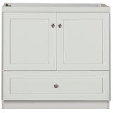 Shaker 42 in. W x 21 in. D x 34.5 in. H Vanity Cabinet Only in Natural Alder - Super Arbor