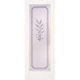 24 in. x 80 in. 1 Lite Harvest Smooth Primed MDF Interior Door Slab - Super Arbor