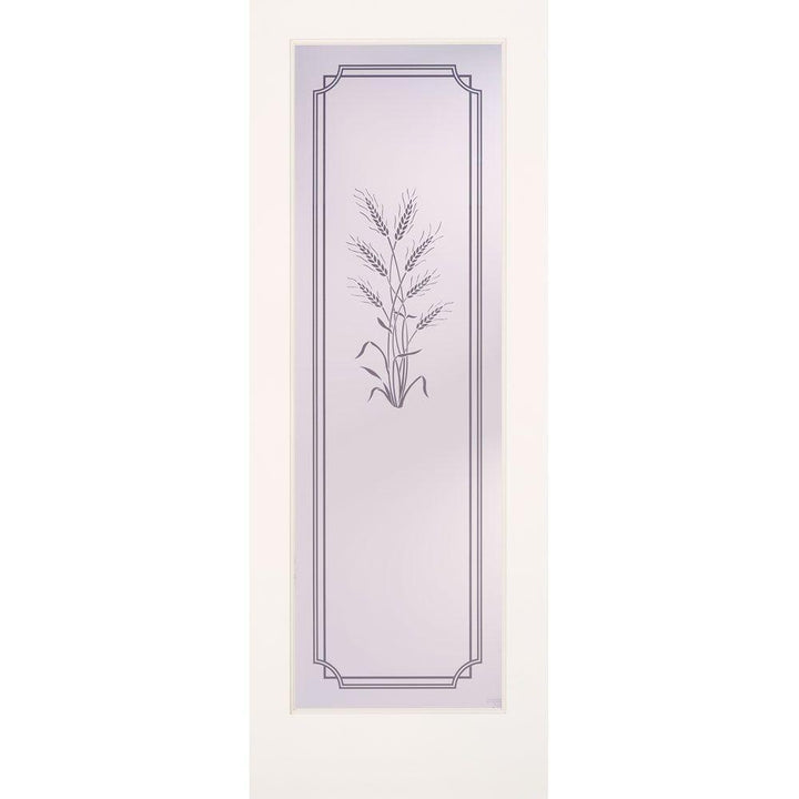 24 in. x 80 in. 1 Lite Harvest Smooth Primed MDF Interior Door Slab - Super Arbor