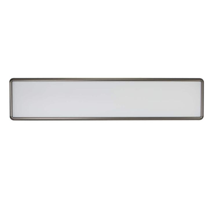 Commercial Electric 4 ft. x 10 in. Blackened Steel Back-Lit LED Panel Light 4000 Lumens 3000K 4000K 5000K Dimmable Kitchen Lighting
