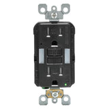 15 Amp Self-Test¬†SmartlockPro Combo Duplex Guide Light and Tamper Resistant GFCI Outlet, White (3-Pack) - Super Arbor