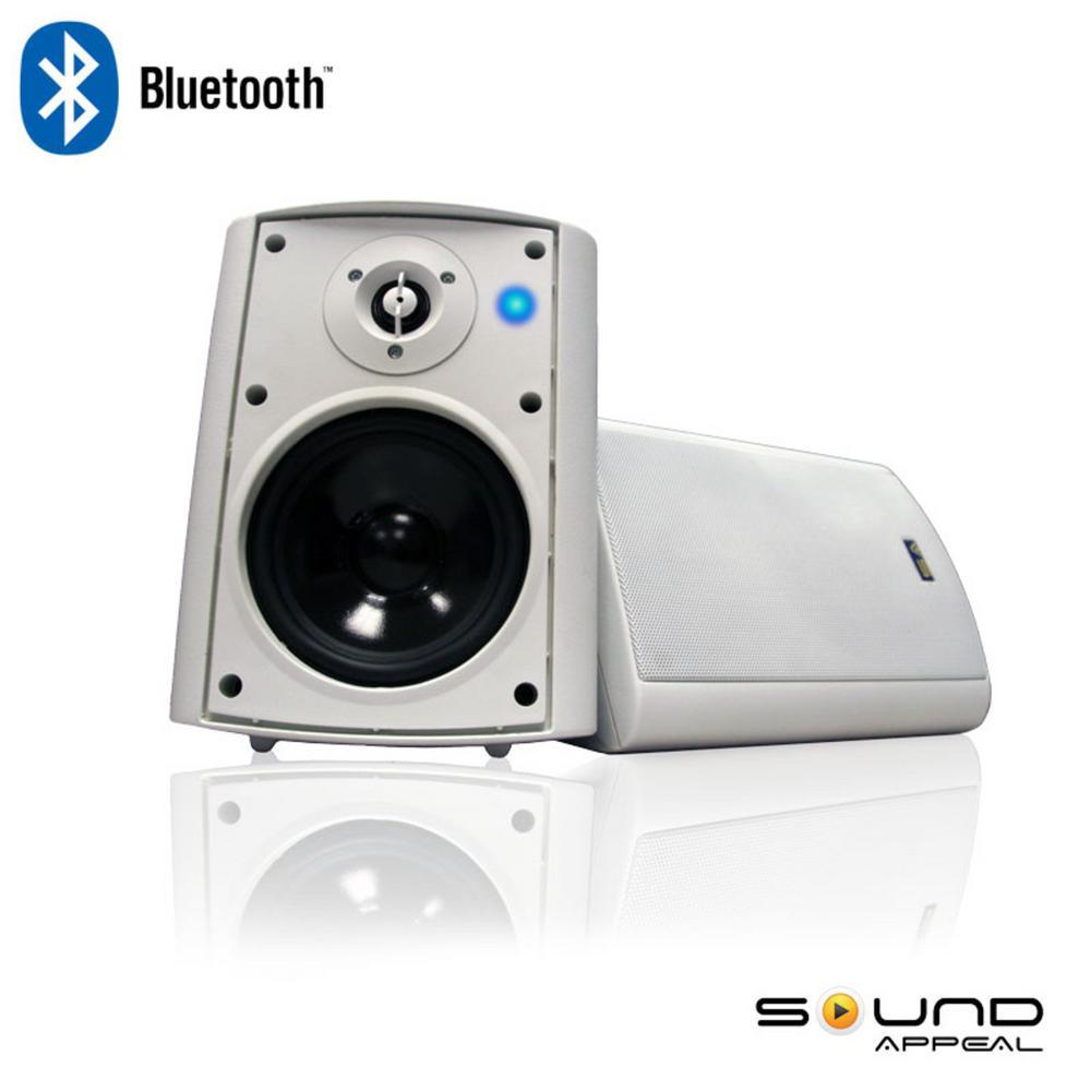 Bluetooth BT Blast 5.25 Indoor/Outdoor Weatherproof Patio Speakers, Gray Rated Industry Best (Pair) - Super Arbor