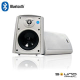 Bluetooth BT Blast 5.25 Indoor/Outdoor Weatherproof Patio Speakers, Gray Rated Industry Best (Pair) - Super Arbor