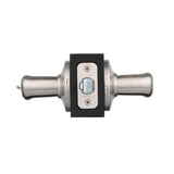 Tustin Satin Nickel Entry Door Lever featuring SmartKey Security - Super Arbor
