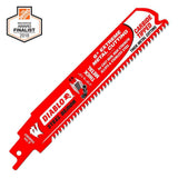 6 in. 8 TPI Steel Demon Amped Carbide Thick Metal Cutting Reciprocating Saw Blade - Super Arbor