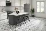 Style Selections Charlotte Deco 3-mil x 12-in W x 12-in L Water Resistant Peel and Stick Luxury Vinyl Tile Flooring