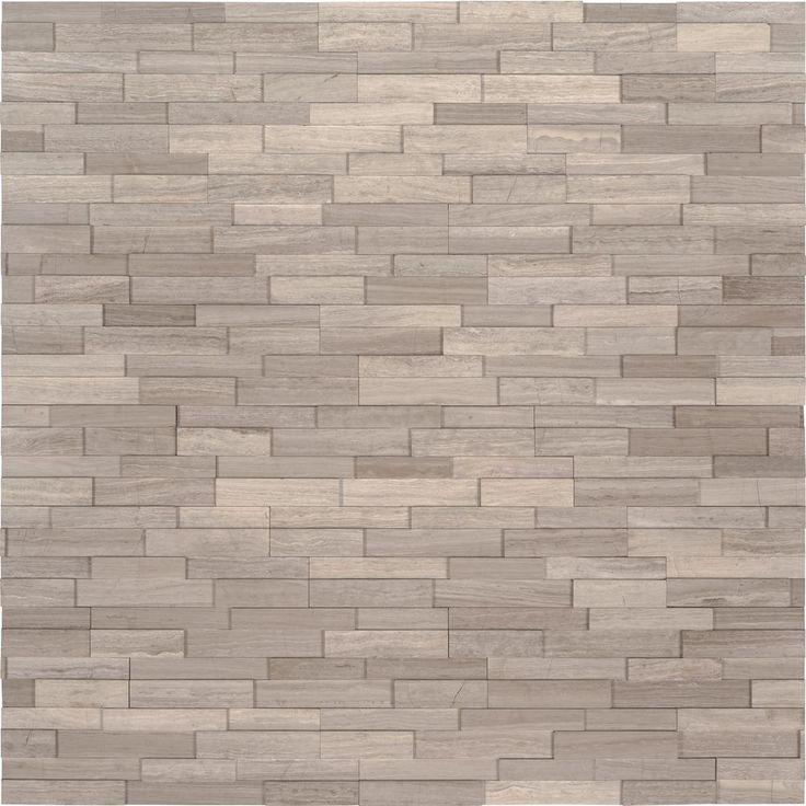 Alaska Gray 3D Ledger Panel 6 in. x 24 in. Honed Marble Wall Tile (10 cases / 60 sq. ft. / pallet)