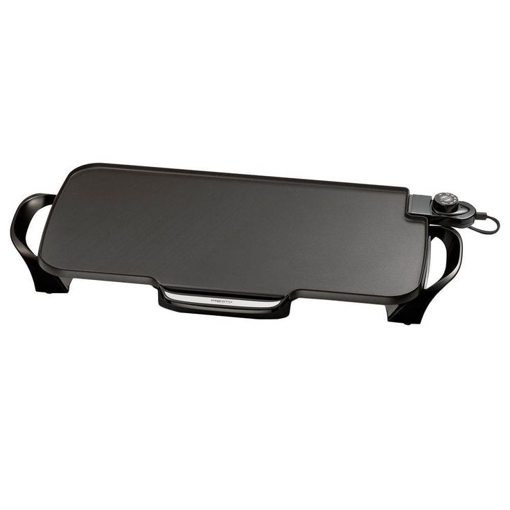 231 sq. in. Black Non-Stick Electric Griddle