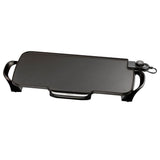 231 sq. in. Black Non-Stick Electric Griddle