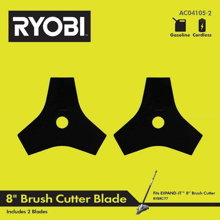 RYOBI Tri-Arc Brush Cutter Blade and Expand-It Brands