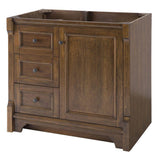Creedmoor 30 in. W Bath Vanity Cabinet Only in Walnut - Super Arbor