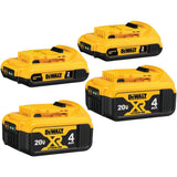 20-Volt MAX Lithium-Ion Battery Pack (4-Pack) with Bonus 20-Volt MAX Lithium-Ion Compact Battery Pack 2.0 Ah (2-Pack) - Super Arbor