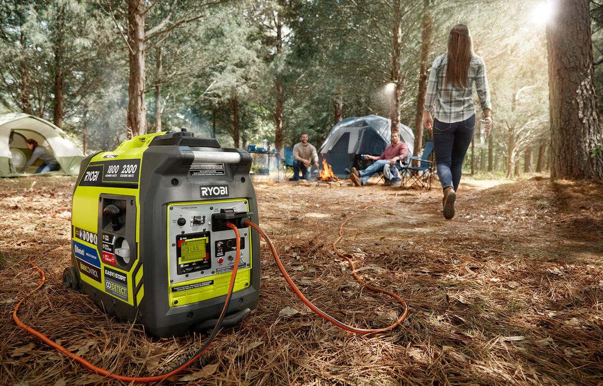 RYOBI 2,300 Starting Watt Reconditioned Bluetooth Super Quiet Gasoline Powered Digital Inverter Generator
