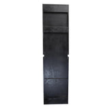 Mannheim 15.6 in. W x 15 in. D x 61.6 in. H Wall Mounted Linen Cabinet in Black - Super Arbor