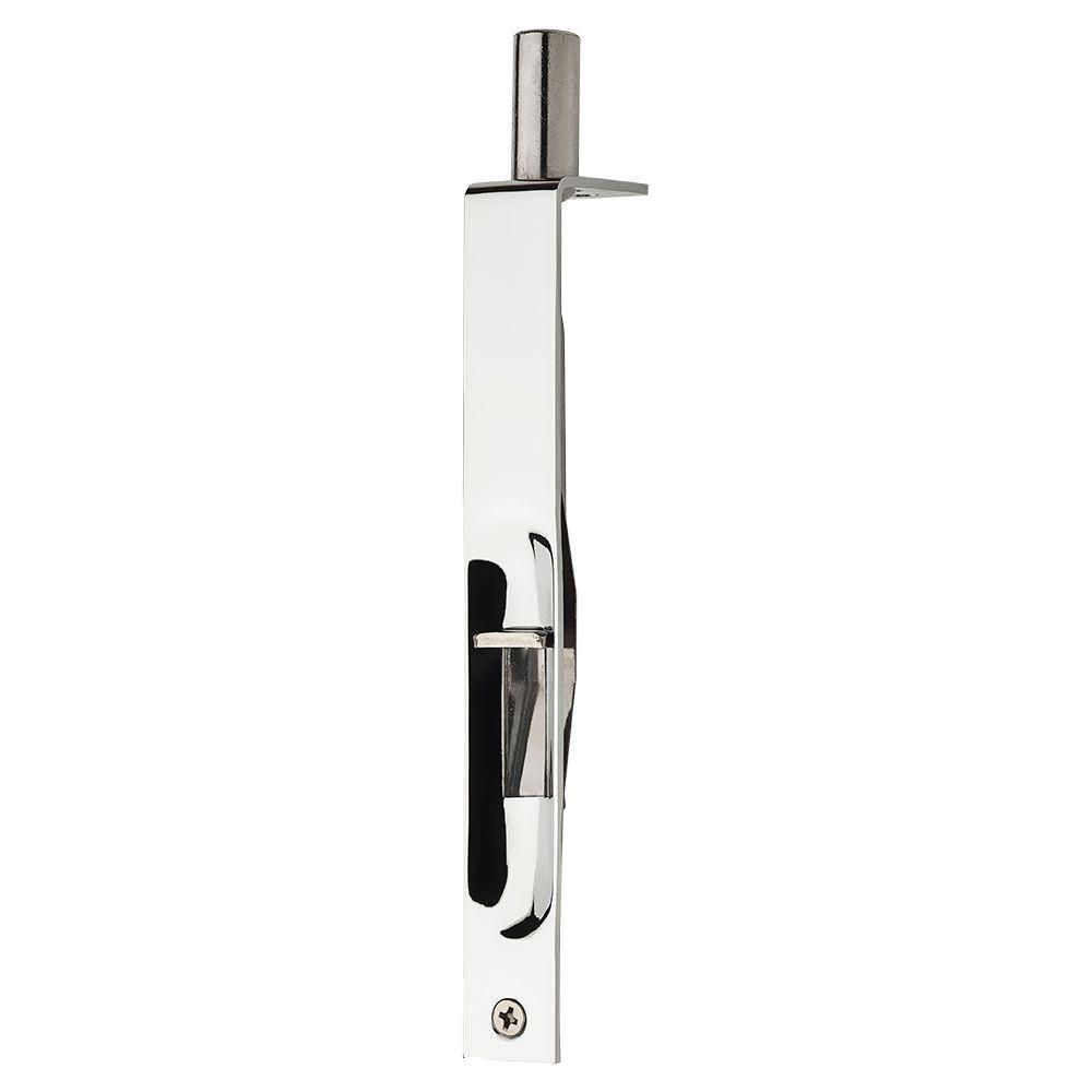 Flush Bolt in Satin Nickel - Super Arbor