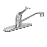 Single-Handle Standard Kitchen Faucet in Chrome - Super Arbor
