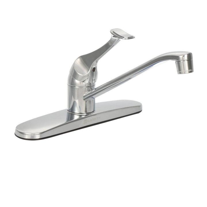 Single-Handle Standard Kitchen Faucet in Chrome - Super Arbor