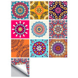 Goory 10PCS Mosaic Wall Sticker Self-adhesive Tile Sticker Kitchen/Bathroom Decorative