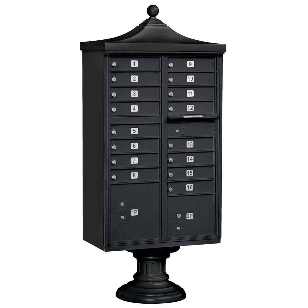 Regency Decorative 12-Compartment Post-Mount Cluster Box Unit - Super Arbor