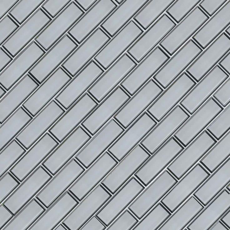 MSI Ice Bevel Subway 11.73 in. x 11.73 in. x 8 mm Glass Blend Mesh-Mounted Mosaic Tile (9.6 sq. ft. /case)