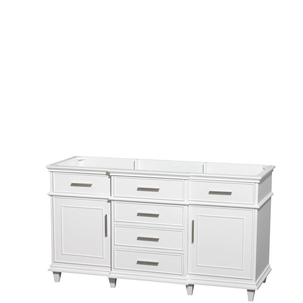 Berkeley 48 in. Vanity Cabinet Only in White - Super Arbor