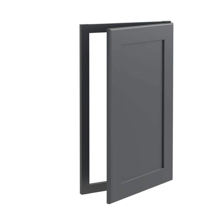 Home Decorators Collection Newport Deep Onyx Plywood Shaker Assembled Corner Sink Base Kitchen Cabinet Sft Cls 16 in W x 1 in D x 30 in H