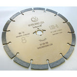 Whirlwind USA 8 in. 14-Teeth Segmented Diamond Saw Blade for Dry or Wet Cutting Concrete Stone Brick and Masonry