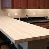 Unfinished Maple 6 ft. L x 25 in. D x 1.5 in. T Butcher Block Countertop