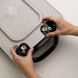 264 sq. in. Black Ceramic Electric Griddle with Temperature Sensor