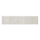 Style Selections Leonia Silver Porcelain Bullnose Tile (3-in x 12-in)