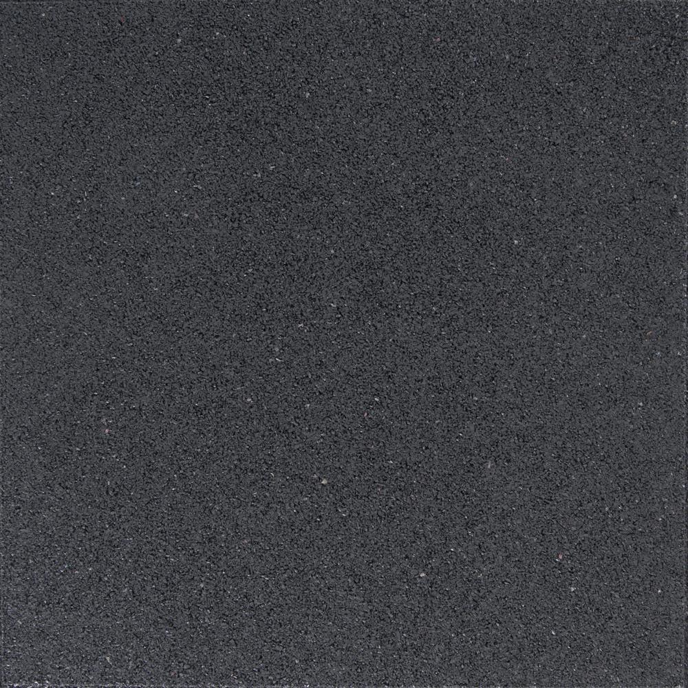 Reversible 16 in. x 16 in. x 0.75 in. Slate Brick Face/Flat Profile Rubber Paver - Super Arbor