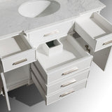 Berkeley 48 in. Vanity Cabinet Only in White - Super Arbor