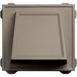 6 in. Hooded Siding Vent #097-Clay - Super Arbor