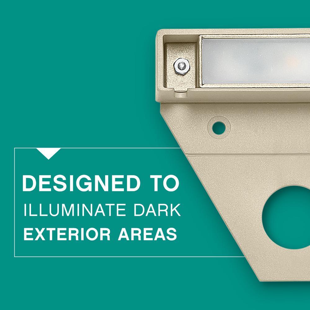 Ultra-Warm Sandstone Integrated LED Hardscape Light (2700K) - Super Arbor