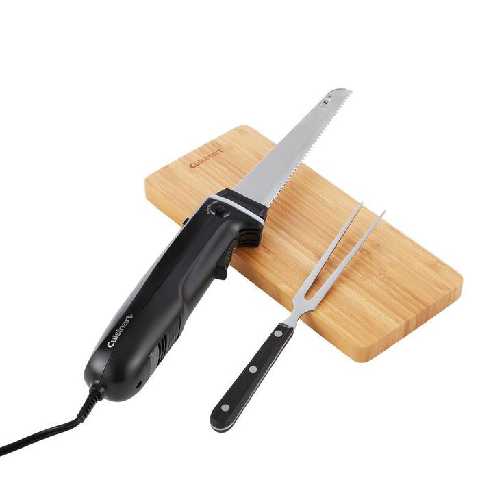 10.5 in. Electric Knife Set with Cutting Board