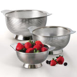 Gourmet Stainless Steel Colanders (3-Pack)