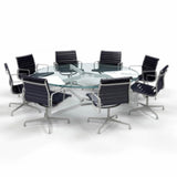 30 in. Clear Round Glass Table Top, 1/2 in. Thickness Tempered Beveled Edge Polished - Super Arbor
