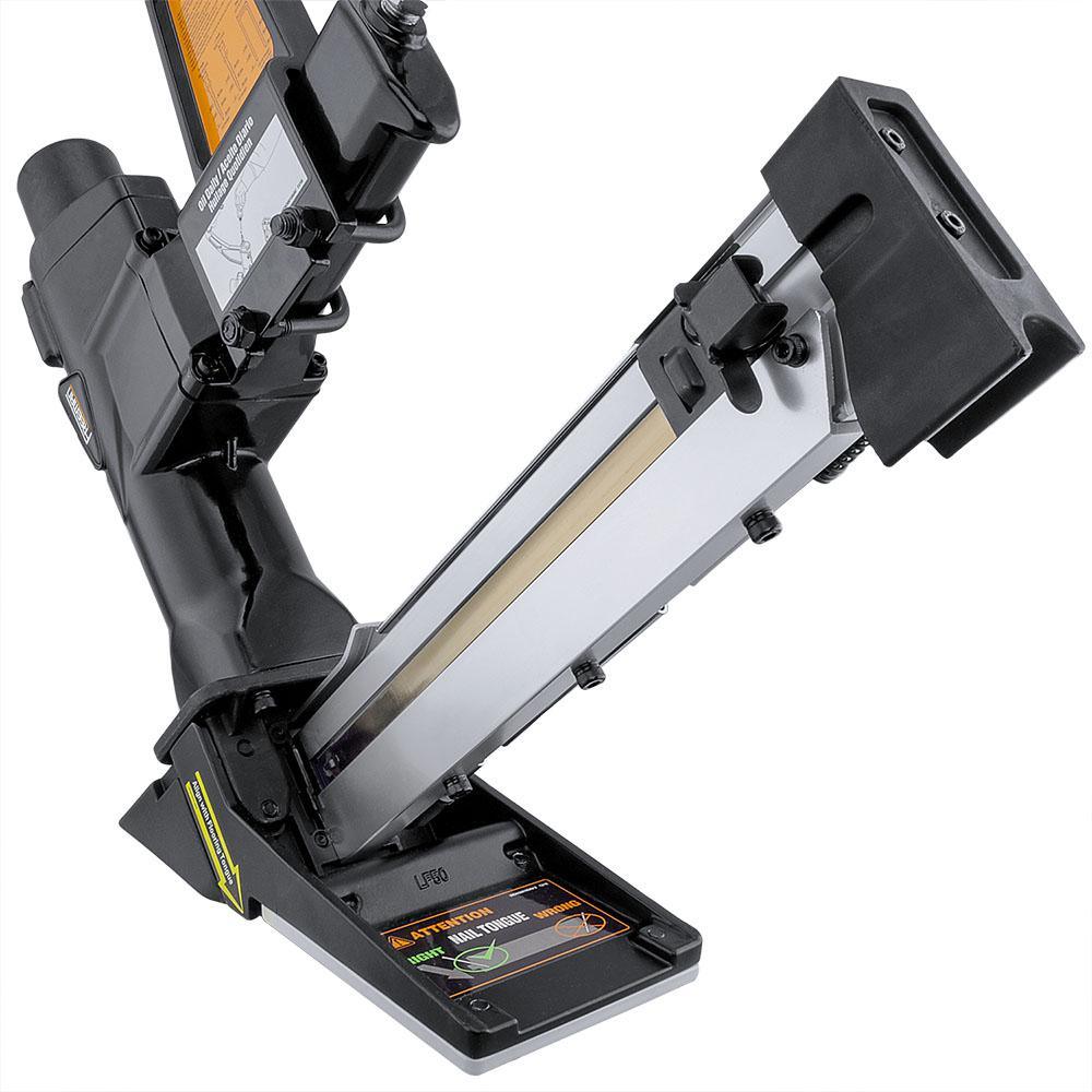 Pneumatic 3-in-1 15.5-Gauge and 16-Gauge 2 in. Flooring Nailer and Stapler - Super Arbor