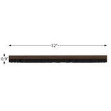 Pure Garden 12 in. x 12 in. Brown Outdoor Interlocking Slat Polypropylene Patio and Deck Tile Flooring (Set of 6)