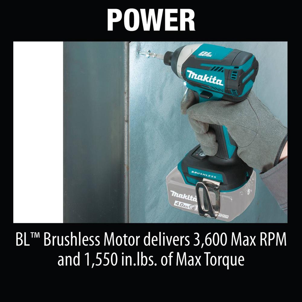 18-Volt LXT Lithium-Ion Brushless 1/4 in. Cordless Quick-Shift Mode 3-Speed Impact Driver (Tool Only) - Super Arbor