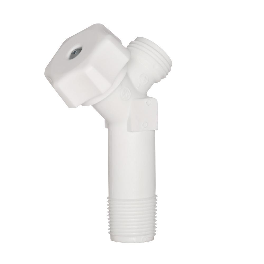 2 1/4 in. Shank Poly Water Heater Drain Valve with Handgrip Handle - Super Arbor