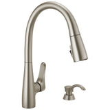 Delta Dunsley 1-Handle Deck Mount Pull-Down Handle/Lever Residential Kitchen Faucet (Deck Plate Included)